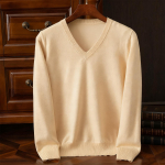 Meeste naiste kvaliteetsed s&uuml;gistalvised kudumid kampsun, V-kaelusega pikkade varrukatega topid Pluus Pidulikud riided S&auml;rgid Aluss&auml;rgid Meestele XL