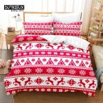 J&otilde;uluvana voodipesukomplekt, j&otilde;uluvana tekikottide komplekt, 3 tk, pehme, mugav hingav tekikott, magamistoa sisekujunduseks EU single(135x200cm)