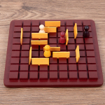 Lauam&auml;ng Interaktiivne Montessori Puidust Aju Pusle Reisimiseks Perele 26x26cm