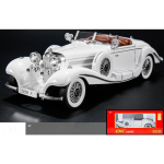 1/18 Valatud S&otilde;iduk Mercedes Benz 500K Mudelauto M&auml;nguasi Heli ja Valgusega M&auml;nguasi Kingitused 1/18-Size:29*10.5*8cm valge