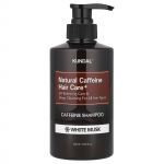 Kundal, Natural Caffeine Hair Care+, Shampoo with Caffeine, For All Hair Types, White Musk, 16.9 fl oz (500 ml)