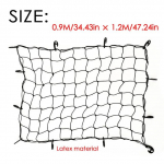Cargo Net Bungee Net Heavy Duty Truck Bed Cargo Net Universal Truck Bed Net Elastic Roof Auto pagasiruumi v&otilde;rk pikap veoauto maasturile must