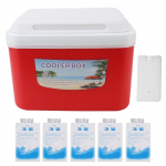 5L Cooler Box kaasaskantav insuliini jahuti kast Home Camping kaasaskantav jahutatud toidujahuti punane