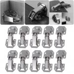 10 tk kapi hinged 90 kraadi puurimata auguga kapiukse h&uuml;draulilised hinged 3/4 tolli pehmelt suletavad kruvidega m&ouml;&ouml;bli riistvara