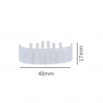 1 tk Travel Outdoor korduvkasutatavad nisu&otilde;lgedest lauan&otilde;ud Box School Home Slot Design Praktilised s&ouml;&ouml;giriistad l&auml;bipaistev kate 21 * 5,4 * 2,7 cm