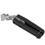 Roostevaba terasest kortsumisvastane klamber kausi klamber n&otilde;ude haarats kastruli tangid majapidamisk&ouml;&ouml;gi t&ouml;&ouml;riistad kuumavastane panni klamber must