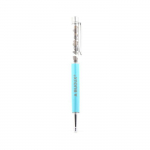 Pierres et Min&eacute;raux. Stylo min&eacute;raux Opale Boulder d'Australie. Couleur Bleu turquoise.