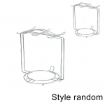 1 tk vitriin Moodsad n&otilde;ud, kaunistus kohvitassi hoidik kingitus taldrik riiulikonks