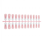 24 tk 3D lipsuga kunstk&uuml;&uuml;ned prantsuse stiilis kunstk&uuml;&uuml;ned t&auml;iskattega kleepitavad k&uuml;&uuml;ned pealekantavad k&uuml;&uuml;ned naistele ja t&uuml;drukutele