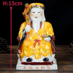 Jixiang Feng Shui Buddha Keraamiline Maaperemees Maa Jumalanna 6-42-tolline Maaperemees Maa Buddha K&auml;sit&ouml;&ouml; Ehtekomplekt white