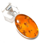 Natural Pink Kunzite Gemstone 925 Sterling Silver Jewelry Pendant 2.05 r3n88