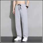 Suvine Ice Silk Quick Dry Dressip&uuml;ksid Meeste Jooksup&uuml;ksid Oversize Straight P&uuml;ksid Tasku dressip&uuml;ksid Treeningp&uuml;ksid L