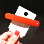 Naiste Korea stiilis temperamentne juukseklamber T&uuml;drukutele lihtne juuksen&otilde;el Korea v&auml;rviline matt barrette juuste kujundamine hobusesaba aksessuaarid roosa