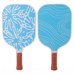 Pickleballi komplekt Kaasaskantav Klaaskiust Pickleballi reket ja Pallid V&auml;listingimustes K&auml;rjekujuline Pickleball ja