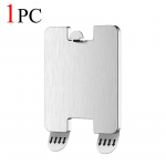 1 tk roostevabast terasest fotoraami konksud, rippuvad Picture Tugevad kleepuvad veekindlad konksud, j&auml;lgedeta stantsivabad elutoa nagid h&otilde;be