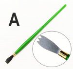 1 pc or 2 pcs or 3 pcs or 4 pcs Dental Ceramic Porcelain Sculpture Knife Wax Carving Tools Dentist Mixing Spatula Knife Blade 1 piece A