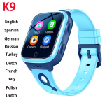 4g Kids Smart Watch Kaamera Sos Veekindel GPS Wifi Videok&otilde;ne Monitori J&auml;lgija asukoht Lbs Nutikell Lastekell K9 black