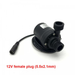 &Uuml;livaikne 800L/H 5M DC 12V 24V Kodune Kaasaskantav Harjadeta Mootoriga Sukeldatav Vee pump Jahutuss&uuml;steemi Purskkaevude K&uuml;ttekeha Mini jaoks 12V female plug 5.5*2.1MM