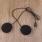Cardo Freecom/Spirit mootorrattakiivri Bluetooth-intercomi jaoks pehme juhtmega mikrofon, juhtmega mikrofon ja 3,5 mm k&otilde;lar must