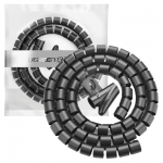 Organizer Kabli W Tubie Ugreen Lp121, 3M (Czarny)