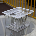 11L Sous Vide N&otilde;u Komplekt - Kaas ja Vaheriiulid Vaheseintega - Sobib Anova, Joule, Instant Pot valge