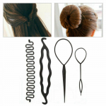 4PCS Hair Helper Bun r Hair Twister Tool For Braiding Ponytail French Braiding One Size must