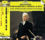 CD KARAJAN - Beethoven: S&uuml;mfoonia nr. 3 kangelast & &Uuml;htegi UCCG2052 Jaapan Klassikaline Kasutatud