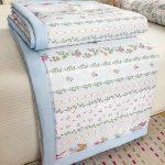 UUS Suvine pestud puuvillane tekk kliimaseade, pehme hingav &otilde;huke Daisy Print voodikate Voodikate Kodutekstiilid 180X200cm Thin Quilts