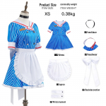 Hatsune Miku h&uuml;pnotismi cosplay kost&uuml;&uuml;mikomplekt - Uued anime m&auml;ngu r&otilde;ivad Triple Extra Large (XXXL)