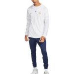Nike Dri-Fit Strike Prantsusmaa T&otilde;mblukuga Kapuutsiga Pikkade Varrukate Jakk Mugavad Nahas&otilde;bralikud Loomamustriga P&uuml;ksid Vabaaja Spordidress Meeste &uuml;likond DH6495-102 L white