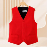Naiste kevadine &uuml;hev&auml;rviline varrukateta vest s&uuml;gis pluss suuruses &uuml;he n&ouml;&ouml;biga temperamentne slim-fit kommuuterjakk 5XL punane