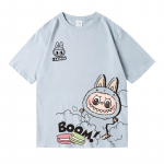 2025 Kuum Labubu 3D-prindiga l&uuml;hikeste varrukatega T-s&auml;rk Suveriided Poolpikad varrukad Ins-stiil T&auml;navamood Mitmek&uuml;lgne Laste Top 160