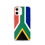 Coque iPhone &ndash; Drapeau Afrique du Sud &ndash; Souple &ndash; Mitmev&auml;rviline &ndash; &Uuml;hilduv iPhone 12