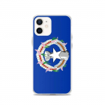 Coque iPhone &ndash; Drapeau &Icirc;les Mariannes du Nord &ndash; Souple &ndash; Mitmev&auml;rviline &ndash; &Uuml;hilduv iPhone 12