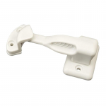 Autoukse hoidiku hoidik, valge plastikust haagise uksehoidja pagasiukse lukustusriivid autohaagiste jaoks valge