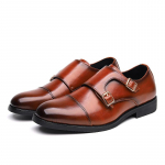 Uued Briti džentelmeni Monk Strap Meeste Muster Patentnahast Kingad Meeste Mokassiinid Pulmakleit Ametlikud Jalatsid 38