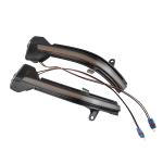 D&uuml;naamiline LED-suunatule Blinker Voolava vee vilkuv tuli BMW 5 6 7 seeriale F10 F11 F07 F06 F12 F13 F01 F02 Autotarvik black