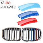 3 tk Auto iluv&otilde;re dekoratiivliist BMW X1 X2 X3 X4 X5 X6 X7 E84 F48 F49 F39 E83 F25 G01 F26 G02 E70 F15 E53 G05 E71 E72 F16 G06 G07 jaoks X3 03-06 blue