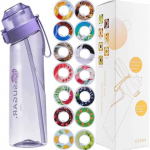 650ml Spordiveepudel kapslitega 14-s, Materjal ei karda k&otilde;rgeid temperatuure ja looduslik puuvili muudab joogivee ohutuks One Size