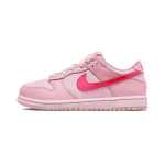 Nike Dunk Low PS Kolmekordne Roosa Laste Tossud Keskmiselt Pehme Roosa Roosa-Vahu DH9756-600 28