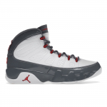 Air Jordan 9 Retro Fire Red Meeste tossud Hall Valge Cool-Grey CT8019-162 42