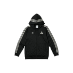 Palace x Adidas Originals Firebird Kapuutsiga Treeningjakk Tikitud Logoga Unisex Pealisr&otilde;ivad Must IJ9803 S