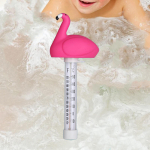 Floating Pool Thermometer Designed for Use in Baby Baths and Aquariums Flamingo