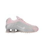 Nike Shox R4 Barely Rose Metallic Platinum Naiste tossud Roosa AR3565-600 37.5 gray
