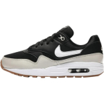 Nike Air Max 1 GS Must Hele Luu Laste Tossud Kumm-Keskmine-Pruun Valge 807602-011 37.5