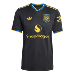 Adidas Originals Manchester United 25/26 Kolmas Autentne M&auml;ngija Versioon Kitsa L&otilde;ikega Lihtne T&auml;hega L&uuml;hikeste Varrukatega Jalgpallis&auml;rk Meeste Topid JI7419 XL