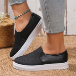 Moodsad Tennised Naiste Disainerjalatsid Leomustriga Tennised Naistele Slip-on Vabaaja Mugavad Lamedad Jalan&otilde;ud Naiste Loaferid 36 must