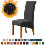 1 tk elastne pehme sametist tooli kate Universaalne veniv pika seljatoega tooli katted istmekatted s&ouml;&ouml;gitoa k&ouml;&ouml;gi kodukaunistamiseks 1pcs