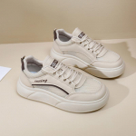 Valged naiste kingad Uued kevadised &otilde;pilaste mitmek&uuml;lgsed vabaajajalatsid Trendikad kingad Paksu p&otilde;hjaga moes tossud 40