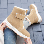 Naiste talve pluss lumesaapad Velcro Mid Help soojad puuvillased suured kingad 42 khaki